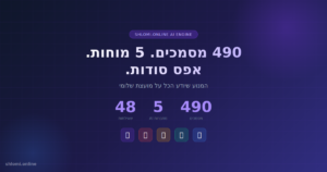 490 מסמכים, 5 מוחות מלאכותיים, אפס סודות: המנוע שיודע הכל על מועצת שלומי